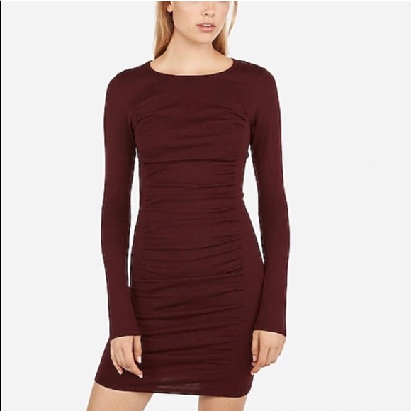 Express Ruched Sweater Dress Bundle - Picture 6 of 8